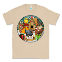 Mushroom Christmas coop ornament Classic Tee - FaDigitalArtStudio