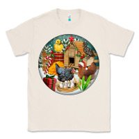 Natural Christmas coop ornament Classic Tee - FaDigitalArtStudio