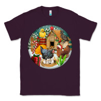 Plum Christmas coop ornament Classic Tee - FaDigitalArtStudio
