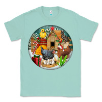 Seafoam Christmas coop ornament Classic Tee - FaDigitalArtStudio