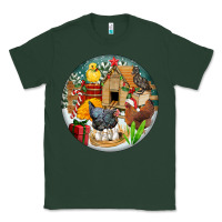 Sports Green Christmas coop ornament Classic Tee - FaDigitalArtStudio