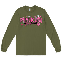 Army Green breast cancer physician Long Sleeve Tee - texasbilliewilder