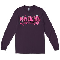 Plum breast cancer physician Long Sleeve Tee - texasbilliewilder