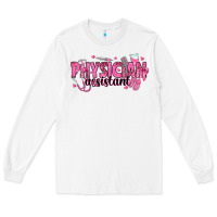 White breast cancer physician Long Sleeve Tee - texasbilliewilder