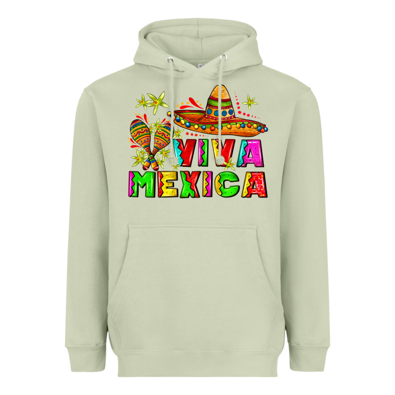 Viva Mexica Heavyweight Hoodie by AdoDesignShop | Teevron