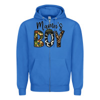 True Royal mama's boy Zipper Hoodie - CowhideDigitalArt