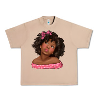 Burro afro black girlchild kiss with bow Urban Heavy Tee - texasbilliewilder