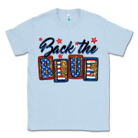 Dusty Blue Back the blue Classic Tee - Neo Western