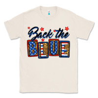 Natural Back the blue Classic Tee - Neo Western