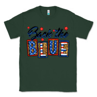 Sports Green Back the blue Classic Tee - Neo Western