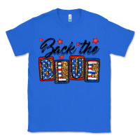 True Royal Back the blue Classic Tee - Neo Western