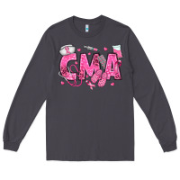 Smoke breast cancer cma Long Sleeve Tee - texasbilliewilder