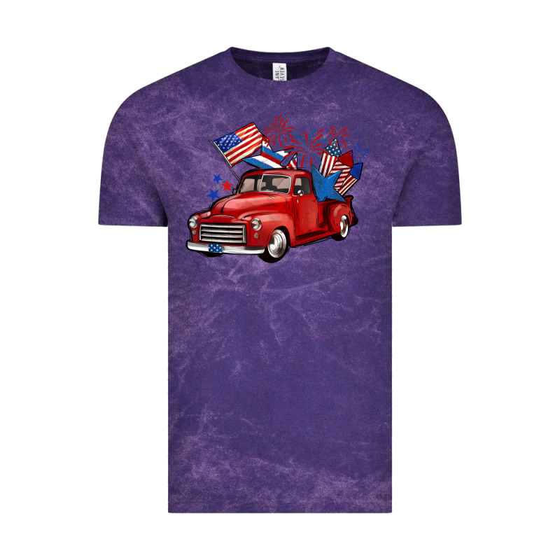 American Truck 4th Of July Vintage Tee by BarkalooDesign | Teevron