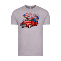 Vintage Zinc american truck 4th of july Vintage Tee - BarkalooDesign