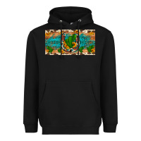 Black cactus sunflower horseshoe license plate Heavyweight Hoodie - Artiststas