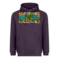 Plum cactus sunflower horseshoe license plate Heavyweight Hoodie - Artiststas