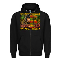 Black juneteenth celebrate Zipper Hoodie - HRA Design Shop