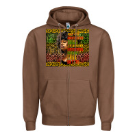 Chestnut juneteenth celebrate Zipper Hoodie - HRA Design Shop