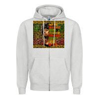 Dove Grey juneteenth celebrate Zipper Hoodie - HRA Design Shop