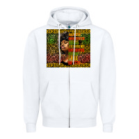 White juneteenth celebrate Zipper Hoodie - HRA Design Shop
