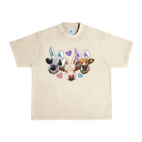 Sandshell Easter Cows With Bunny Ears Urban Heavy Tee - RanaPortraitStore