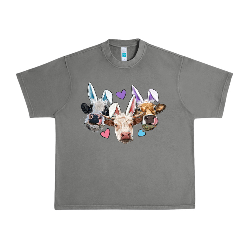 Easter Cows With Bunny Ears Urban Heavy Tee by RanaPortraitStore | Teevron