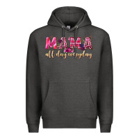Charcoal Heather mama all day everyday Premium Hoodie - NancyCooperArtShop