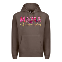 Coffee mama all day everyday Premium Hoodie - NancyCooperArtShop