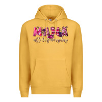 Mustard mama all day everyday Premium Hoodie - NancyCooperArtShop