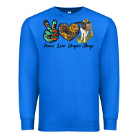 True Royal Peace Love Dorper Sheep Premium Sweatshirt - LillyAllenDesigns