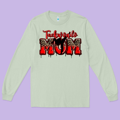 Taekwondo Mom Long Sleeve Tee Designed By Zillion Design Studio
