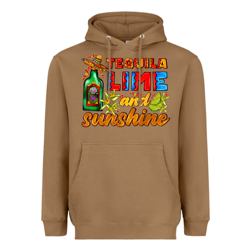 Tequila Lime And Sunshine Heavyweight Hoodie by AdoDesignShop | Teevron