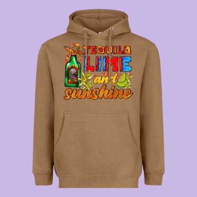 Tequila Lime And Sunshine Heavyweight Hoodie Designed By Adodesignshop