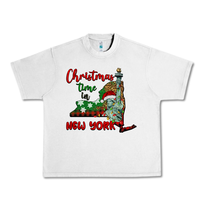 Christmas Time In New York Urban Heavy Tee by BarkalooDesign | Teevron
