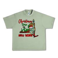 Oil Green christmas time in new york Urban Heavy Tee - BarkalooDesign