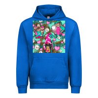 Cobalt Hairdresser Gnomes With Hearts And Pearls With Leopard Urban Hoodie - BundleAndBundleShop