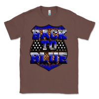 Chestnut Back the blue Classic Tee - Neo Western