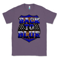 Lavender Back the blue Classic Tee - Neo Western