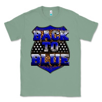 Sage Back the blue Classic Tee - Neo Western
