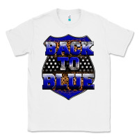 White Back the blue Classic Tee - Neo Western