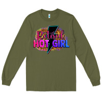 Army Green retired hot girl Long Sleeve Tee - Zillion Design Studio