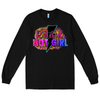 Black retired hot girl Long Sleeve Tee - Zillion Design Studio