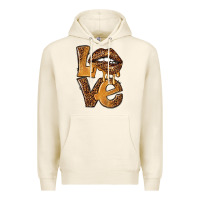 Tofu love leopard with lips Premium Hoodie - NancyCooperArtShop