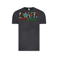 Vintage Black Christmas Love Windmill Vintage Tee - RanaPortraitStore