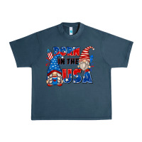 Midnight Navy born in the usa Urban Heavy Tee - Zillion Design Studio