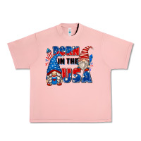 Salmon born in the usa Urban Heavy Tee - Zillion Design Studio