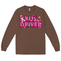 Chestnut breast cancer bus driver Long Sleeve Tee - texasbilliewilder