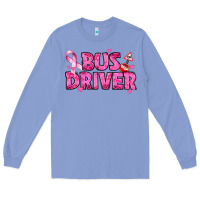 Colony Blue breast cancer bus driver Long Sleeve Tee - texasbilliewilder