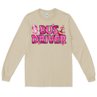 Mushroom breast cancer bus driver Long Sleeve Tee - texasbilliewilder