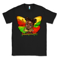 Black juneteenth butterfly black girl Classic Tee - HRA Design Shop